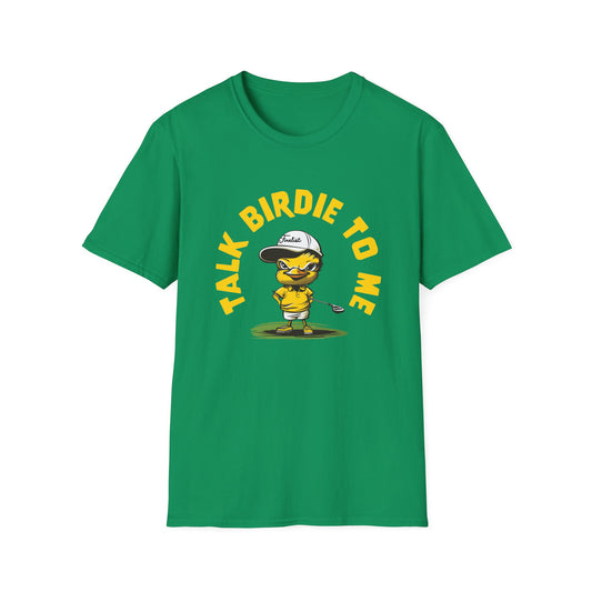 Talk Birdie to Me Tee | Chill Golf Bird Graphic T-Shirt | Fun Golfer Apparel Shirt