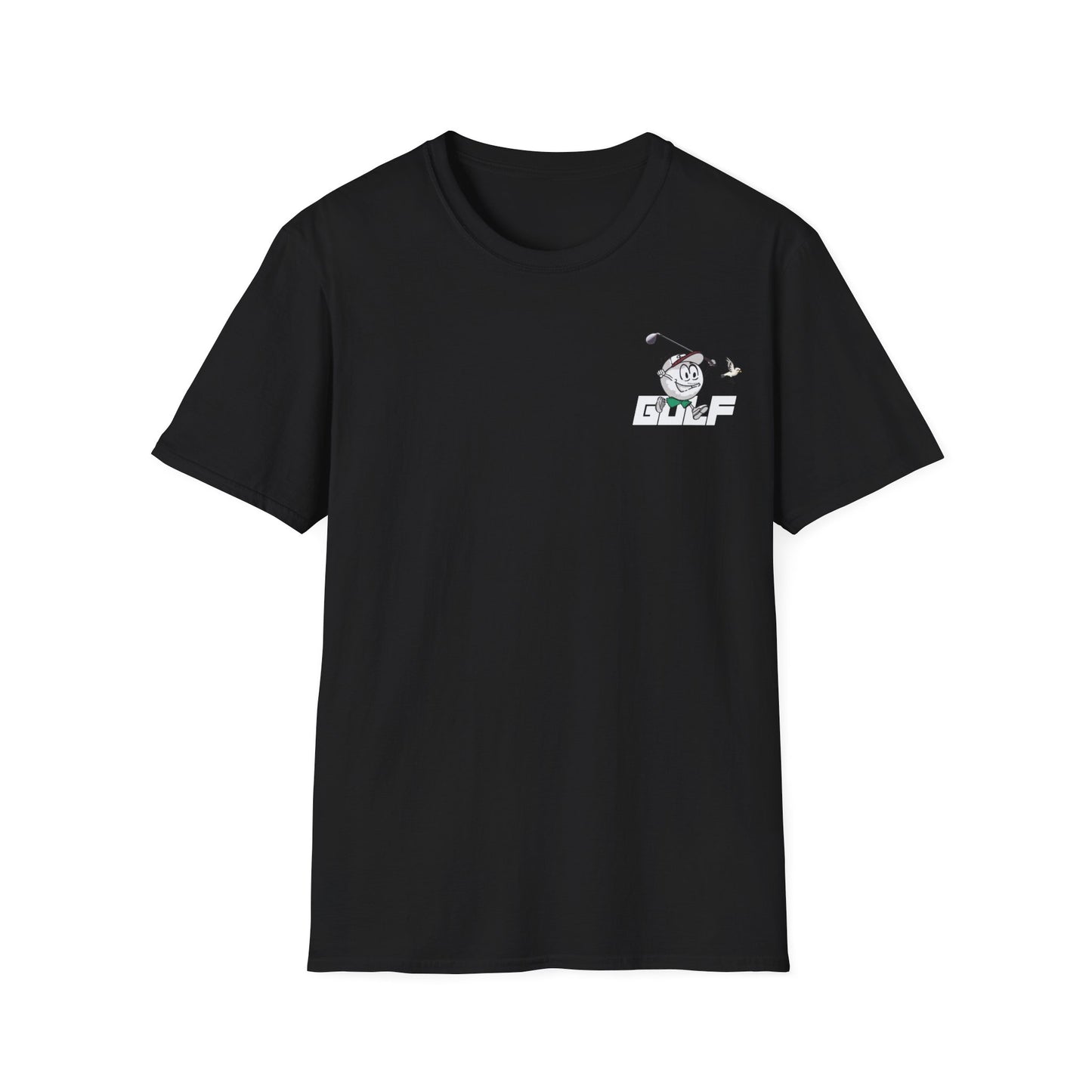 Chase the Bird Tee | Fun Golf Ball Character Shirt | Casual Golf Apparel T-Shirt