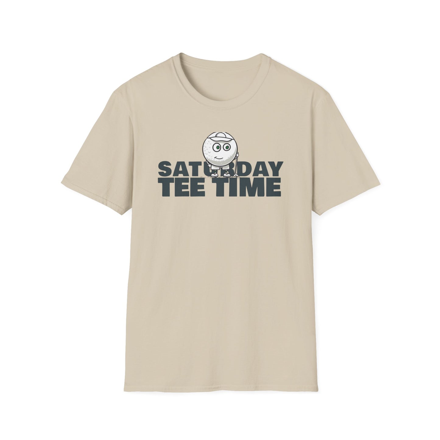 Saturday Tee Time Tee | Golf Character Club T-Shirt | Weekend Golfer Gear Shirt