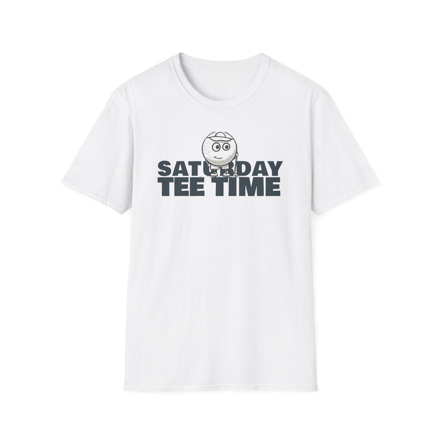 Saturday Tee Time Tee | Golf Character Club T-Shirt | Weekend Golfer Gear Shirt