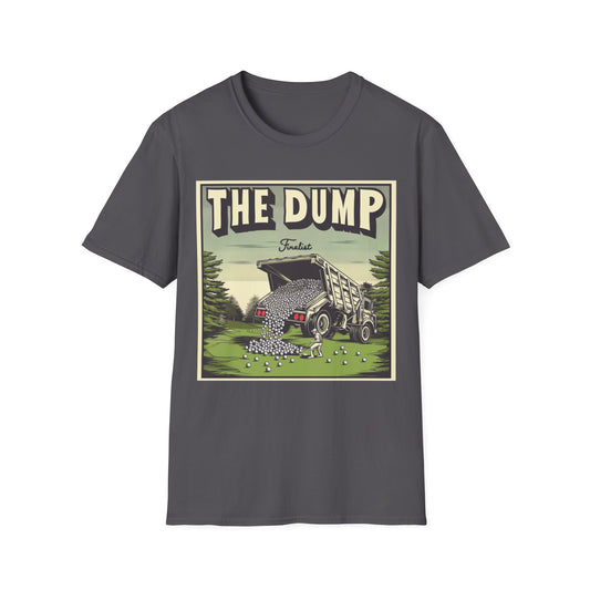 The Dump Tee | Golf Balls Truck Unloading T-Shirt | Unique Golf Enthusiast Apparel Shirt