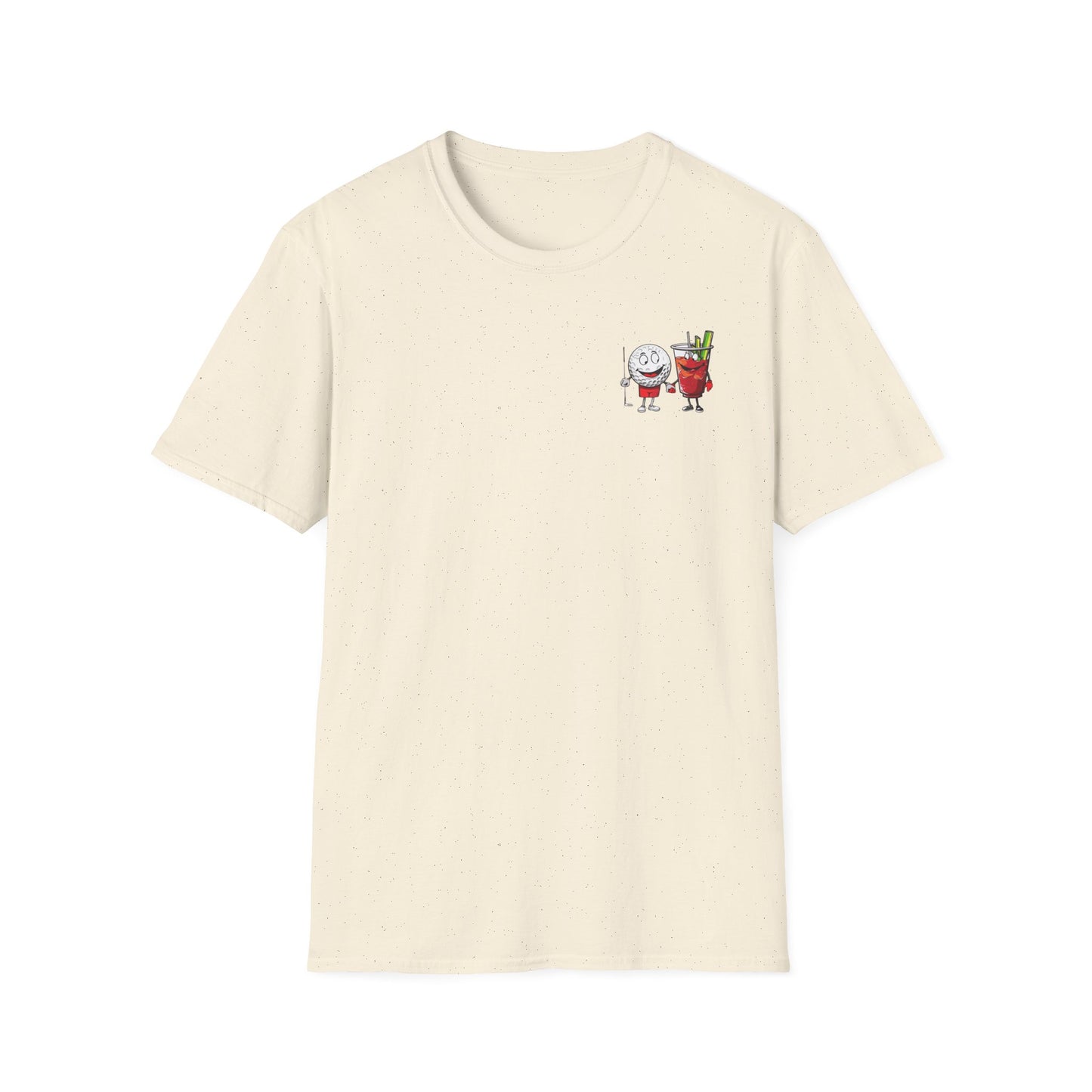 Golf Ball and Refreshment Buddies Tee | Chill Golf Hangout Graphic T-Shirt