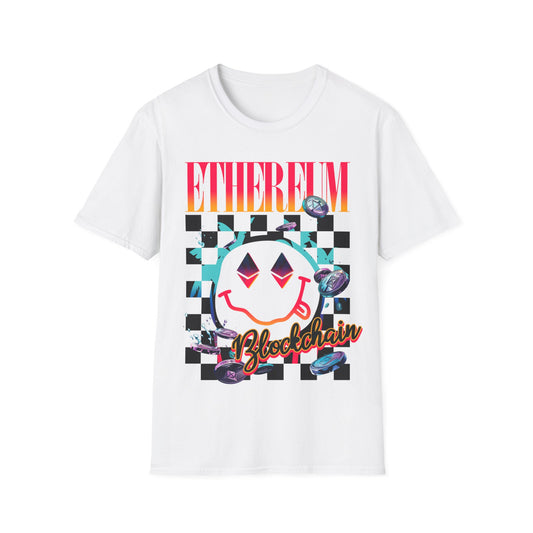 Ethereum Chill Vibes Tee | Tropical Crypto Graphic T-Shirt